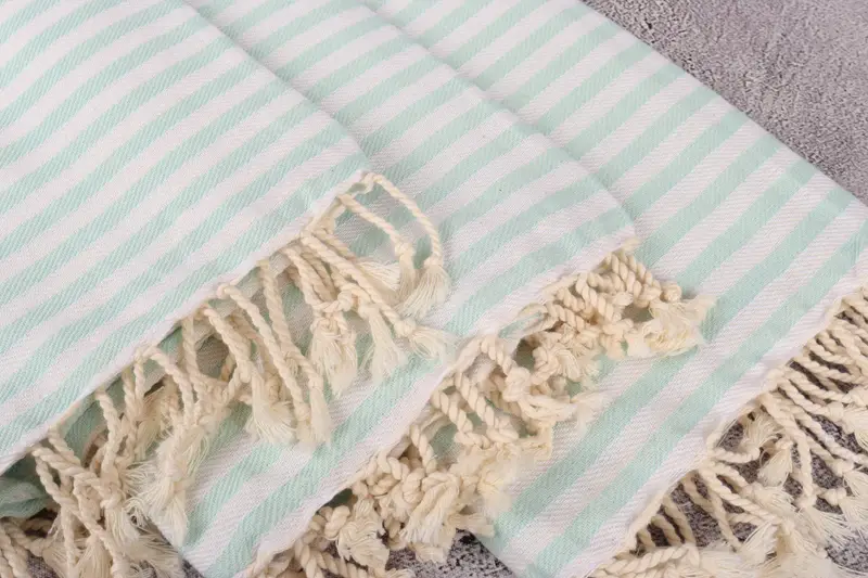 Birthday Gift, Personalized Gift, Bath towel, Cancun Bachelorette Party Gift Ideas, 70x40 Cotton Striped Towel, Bachelorette Party Favors - 5