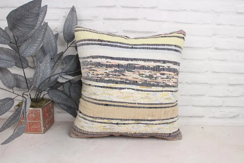 Antique Pillows, Ethnic Throw Pillow Sham, Pet Pillow, Pillow for Couch, 18x18 White Pillow, Pillow Case, Indoor Pillow Case, Boho Pillow - 1