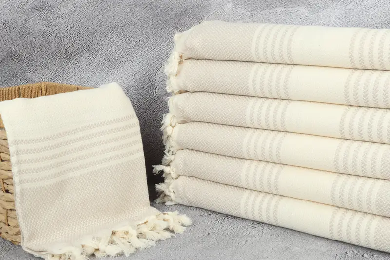 70x40 Cotton Striped Towel, Wedding Favors, Gift For Him, Authentic Turkish hammam peshtemal, Gift For Mom, Summer Towel, Beach Towel Bulk - 3