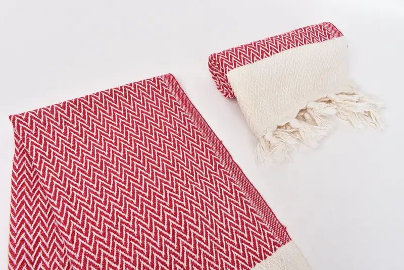 Monogram Kitchen Towel, Bachelor Gifts, 34x18 Cotton Zigzag Design Towel, Beach Wedding Favor, Personalized Hand Towel, Personalized Gifts - 13