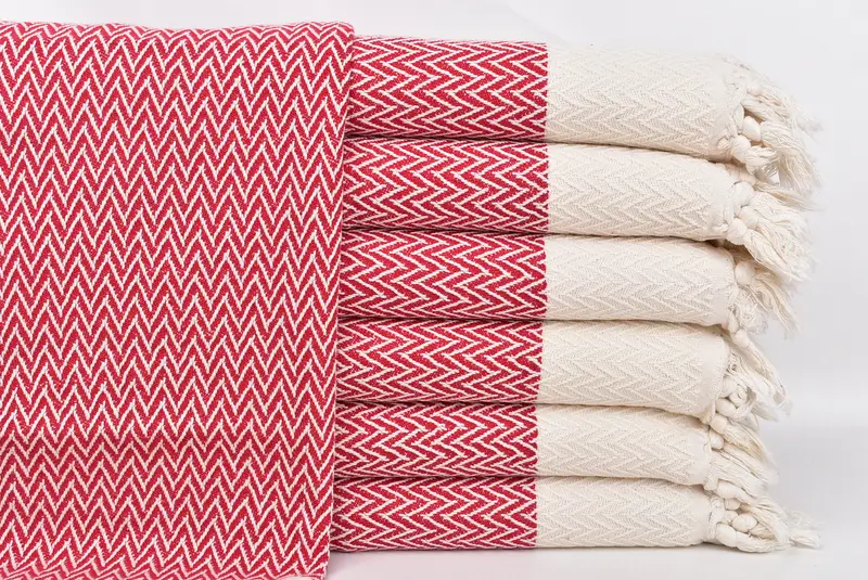 Monogram Kitchen Towel, Bachelor Gifts, 34x18 Cotton Zigzag Design Towel, Beach Wedding Favor, Personalized Hand Towel, Personalized Gifts - 1