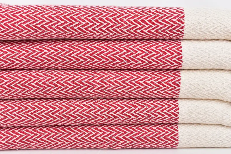 Monogram Kitchen Towel, Bachelor Gifts, 34x18 Cotton Zigzag Design Towel, Beach Wedding Favor, Personalized Hand Towel, Personalized Gifts - 3