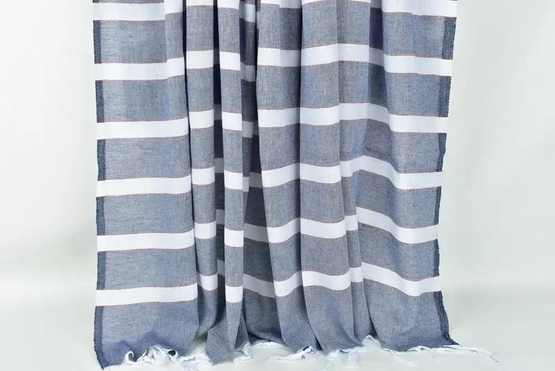 Holiday Towel, Quick-dry towel, 70x40 Cotton Striped Towel, Bridal Shower Gifts, Turkish beach towel, Sand-resistant towel, Family Gift Basket - 8