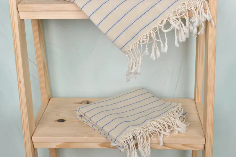 Monogram Turkish Towel, Bachelorette Favor, Turkish hand towel, 64x38 Linen Striped Towel, Turkish Bath Towel Set, Turkish Towel Beach, Guest Towel - 5