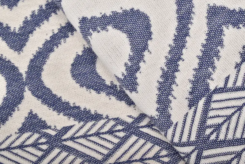 Boho Throw Blankets, Family Gift Basket, Throw Blanket, Wedding Hand Made Gift, Bridal Party Gifts, Bridal Shower Gift, 68x50 Cotton Diamond Towel - 6