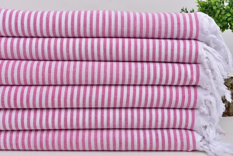 68x36 Cotton Striped Towel, Peshtemal Towel, Summer Towel, Bachelorette Beach Towel, Bath towel, Mother Of The Groom Gift, Bachelorette Party Gifts - 3