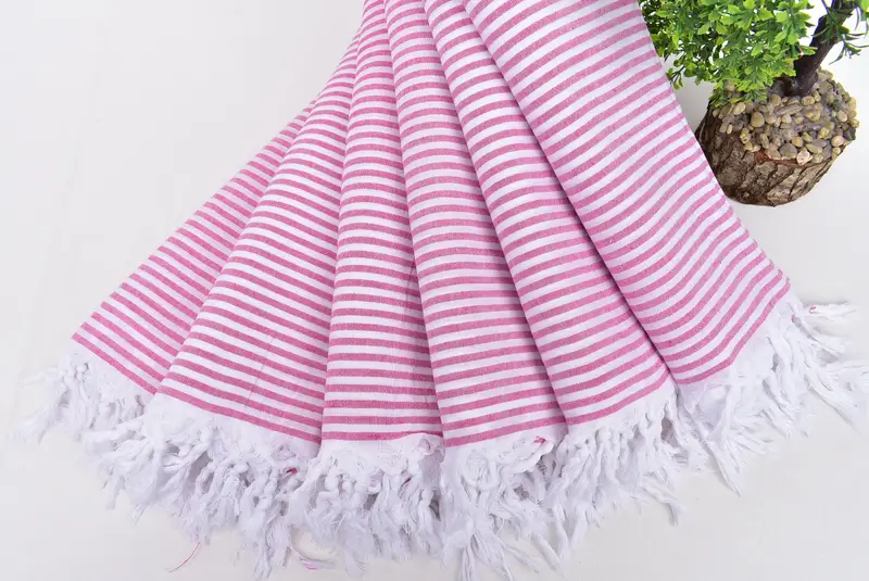 68x36 Cotton Striped Towel, Peshtemal Towel, Summer Towel, Bachelorette Beach Towel, Bath towel, Mother Of The Groom Gift, Bachelorette Party Gifts - 4