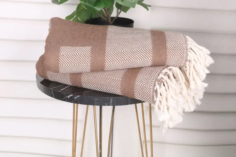 Sand-free towel, Custom Beach Towels, Wedding Gifts Towel, Valentines Day Gift Idea, Bachelorette Party Gifts, 68x38 Cotton Chevron Towel - 4