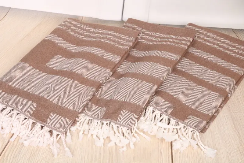 Sand-free towel, Custom Beach Towels, Wedding Gifts Towel, Valentines Day Gift Idea, Bachelorette Party Gifts, 68x38 Cotton Chevron Towel - 7