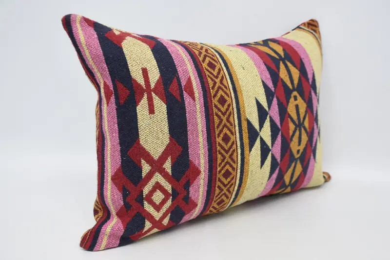 20x28 Pink Pillow Sham, Pillow Sham, Home Decor Pillow, Aesthetic Cushion Case, Handwoven Pillow, Pillow for Couch, Seat Cushion Cover, Gift Pillow - 3
