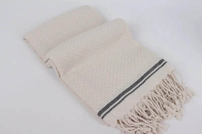 Scarf Towel, Bachelorette Party Decorations, 68x36 Cotton Striped Towel, Absorbent Turkish towel, Valentines Gift, Family Gift Basket, Bath towel - 6