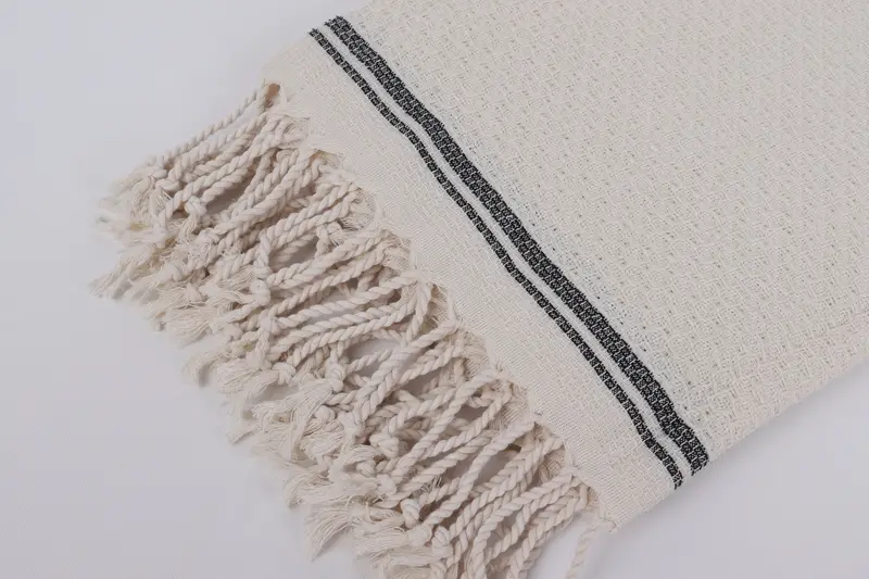 Scarf Towel, Bachelorette Party Decorations, 68x36 Cotton Striped Towel, Absorbent Turkish towel, Valentines Gift, Family Gift Basket, Bath towel - 7