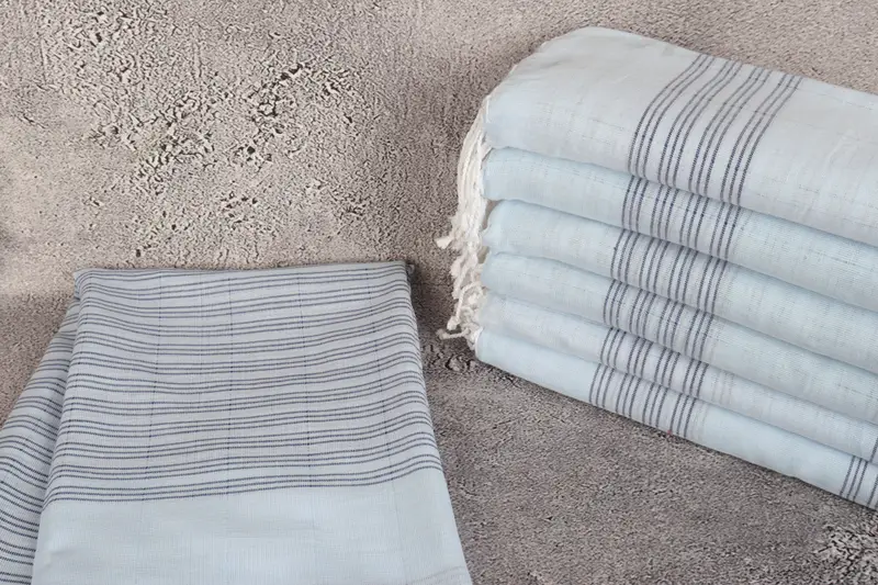 70x40 Cotton Striped Towel, Gift Towel, Monogram Turkish Towel, Beach Size Towel, Wedding Gift, Bachelorette Party Favors, Best Friend Wedding Gift - 2