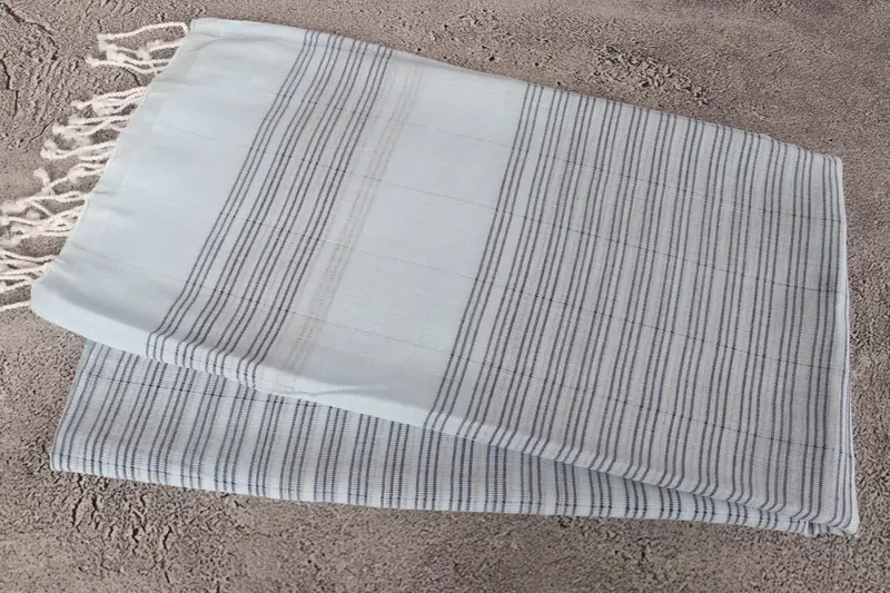 70x40 Cotton Striped Towel, Gift Towel, Monogram Turkish Towel, Beach Size Towel, Wedding Gift, Bachelorette Party Favors, Best Friend Wedding Gift - 6