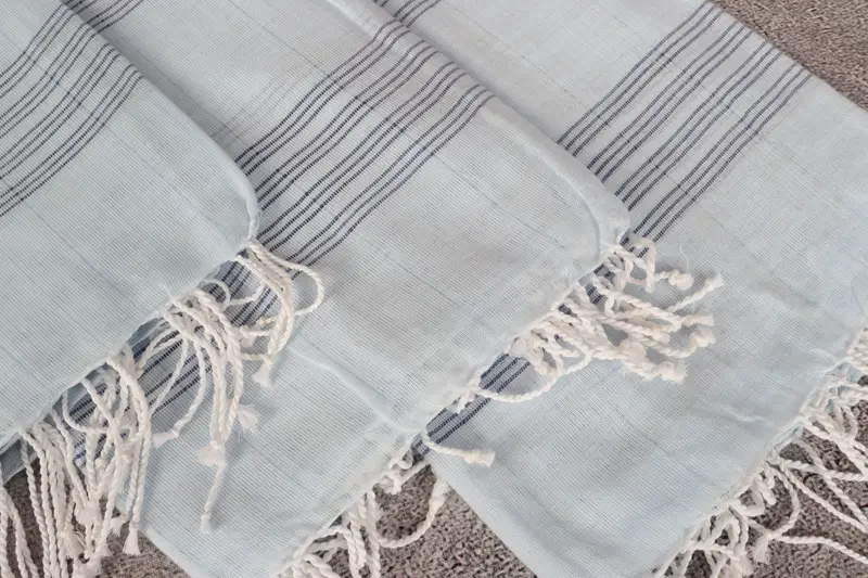 70x40 Cotton Striped Towel, Gift Towel, Monogram Turkish Towel, Beach Size Towel, Wedding Gift, Bachelorette Party Favors, Best Friend Wedding Gift - 5