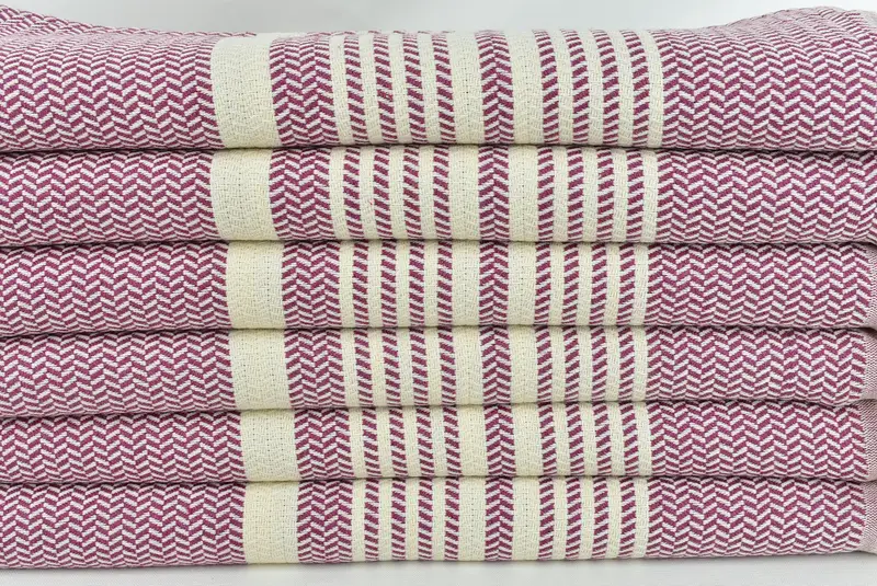 Bridal Shower Favors, Bachelorette Gifts, Guest Towel, Housewarming Gift, Best Beach Towel, Personalized Gift For Him, 70x40 Cotton Striped Towel - 2