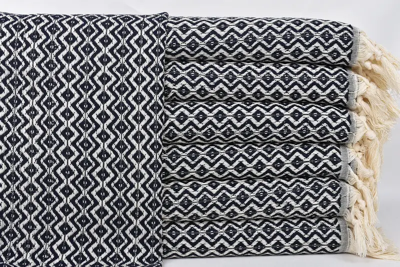 Turkish Hand Towel, Monogrammed Turkish Towel, Wedding Gift, Gym Towel, Personalized Kitchen Towel, Engagement Gift, 36x18 Cotton Diamond Towel - 1