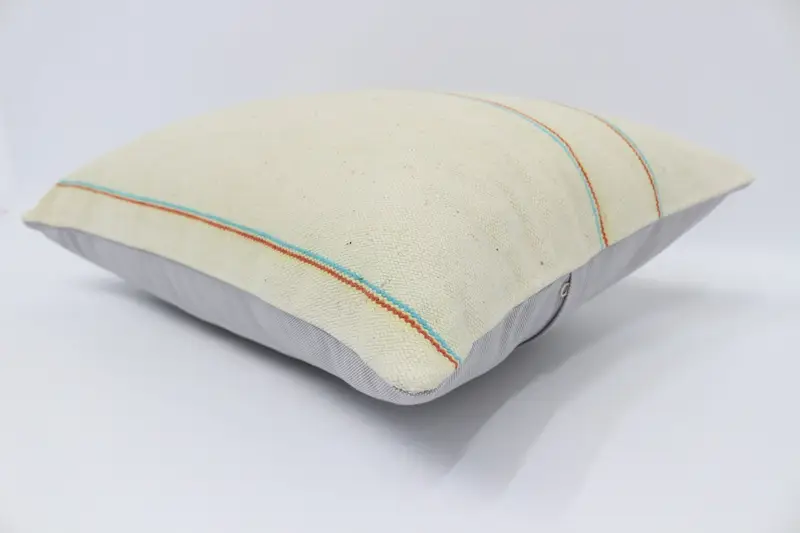 Kilim Pillow, Interior Designer Pillow, 16x24 Beige Pillow, Bohemian Cushion Cushion Case, Neutral Throw Pillow Sham, Pillow, Kilim Pillow Cover - 6