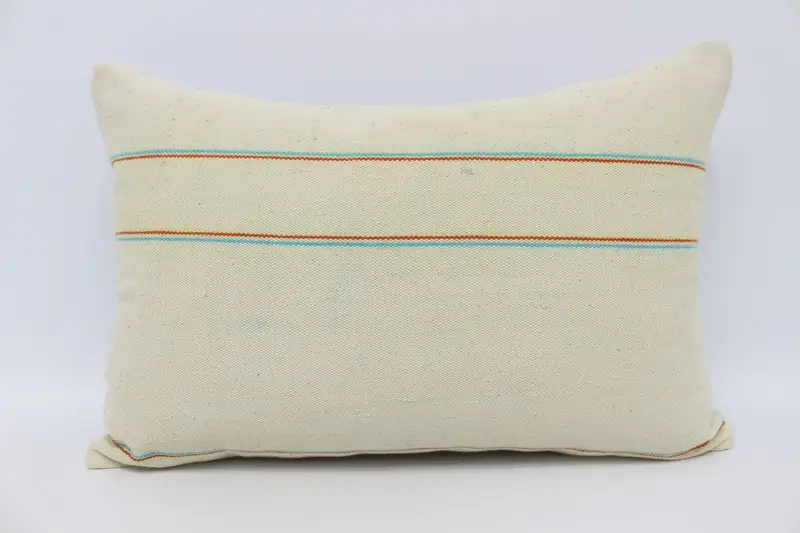 Kilim Pillow, Interior Designer Pillow, 16x24 Beige Pillow, Bohemian Cushion Cushion Case, Neutral Throw Pillow Sham, Pillow, Kilim Pillow Cover - 1