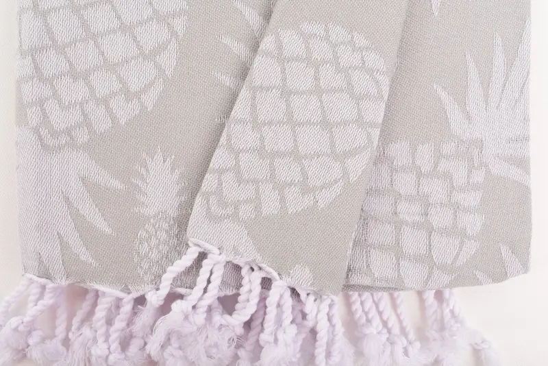 Bridesmaid Gifts, Beach Wedding Favor, 70x36 Cotton Pineapple Design Towel, Lightweight Turkish towel, Bachelorette Gifts, Bachelor Gift, Gym Towel - 8