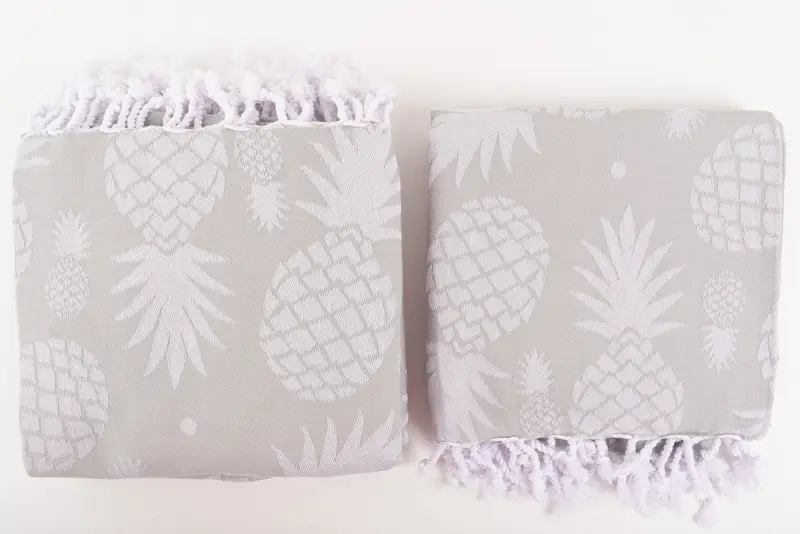 Bridesmaid Gifts, Beach Wedding Favor, 70x36 Cotton Pineapple Design Towel, Lightweight Turkish towel, Bachelorette Gifts, Bachelor Gift, Gym Towel - 7