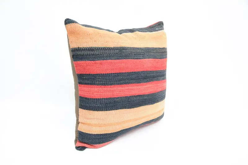 Patio Cushion, Chair Pillow, Pillow, Neutral Pillow Cover, Turkish Pillow, 20x20 Beige Pillow, Kilim Cushion Sham, Antique Pillows - 3