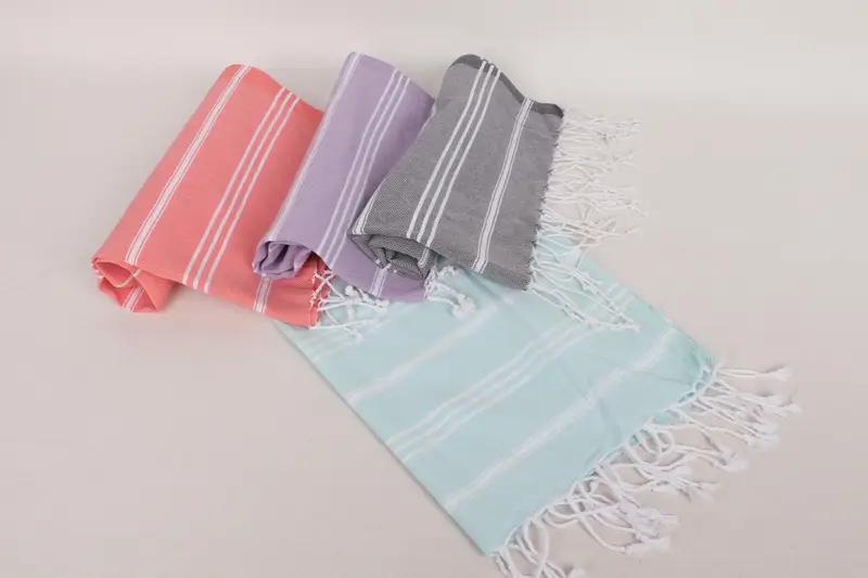 Turkish Towel, Gym Towel, Valentine Day Gift For Her, 40x24 Cotton Striped Towel, Kitchen Towel, Personalized Hand Towel, Custom Hand Towel - 5