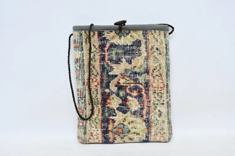 Bolso Steampunk Kilim con correa ajustable, bolso bandolera de lana
