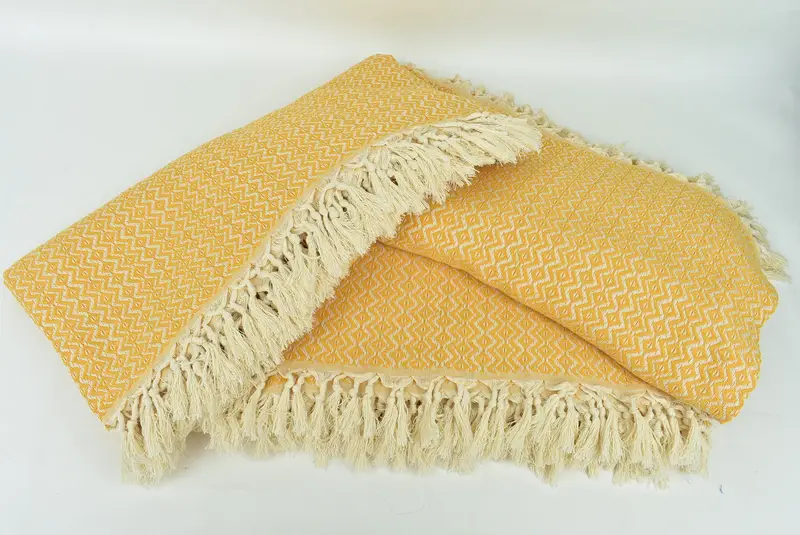 96x80 Cotton Diamond Towel, Halloween Blanket, Summer Gift, Throw Blanket, Decorative Blanket, Personalized Gifts, Beach Wedding Favor - 6