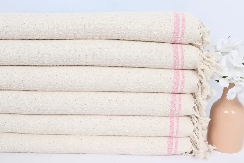 Bridal Shower Gifts, Wedding Favors, Boyfriend Gift, Personalized Dish Towel, Bachelorette Towel, 38x18 Cotton Striped Towel, Monogram Kitchen Towel - 3