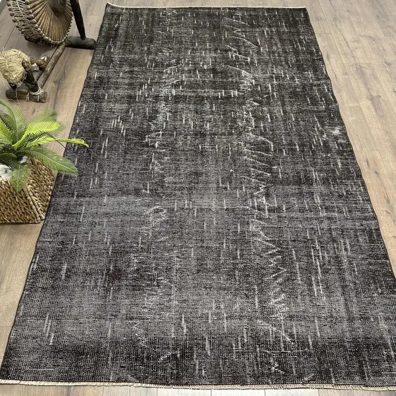 Brown Ombré Rug, 5.1x9 ft Chic Modern Decor