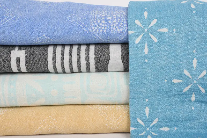 Woven Blanket, Wedding Favors, Christmas Tablecloth, Turkish Blanket, Organic Throw, Oversized Beach Towel, Home Gift, 80x60 Cotton Set of 5 Towel - 2