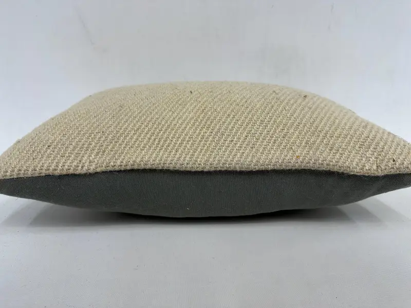 12x20 Inch Beige Southwestern Throw Pillow, Handmade Cushion - 5