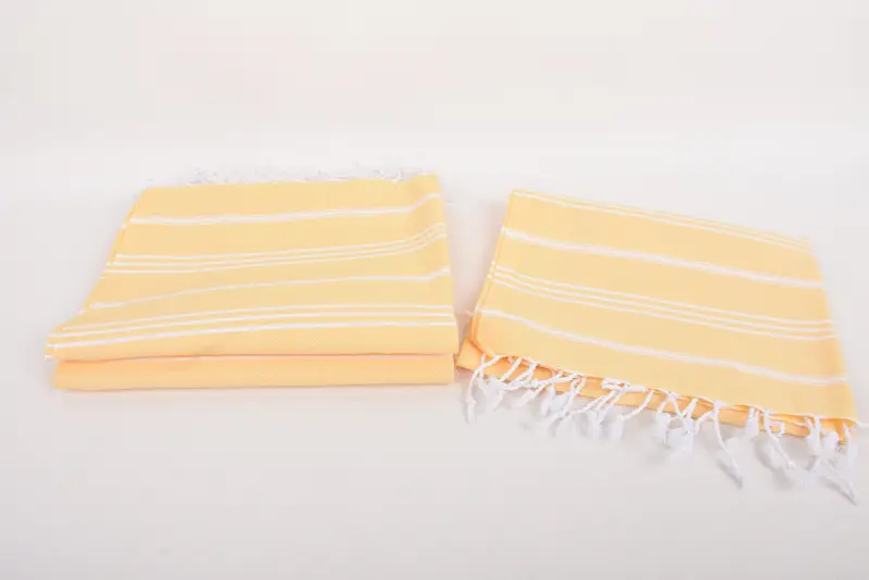 40x24 Cotton Striped Towel, Personalized Hand Towel, Summer Gift, Beach Theme Bachelorette Party, Personalized Gift, Turkish Towel, Kitchen Towel - 7