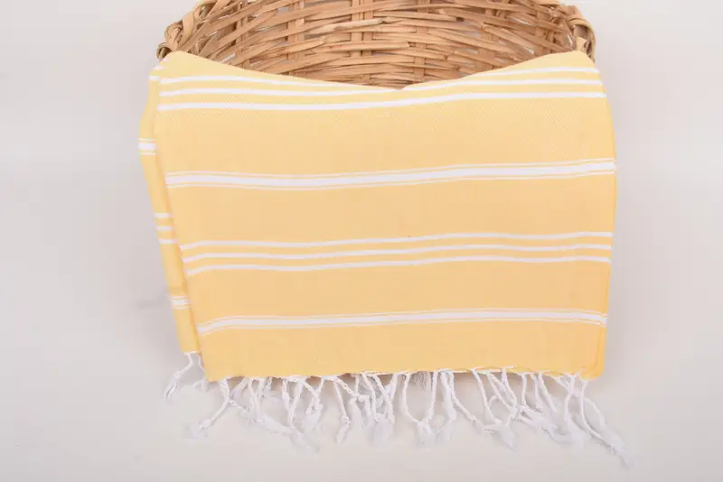 40x24 Cotton Striped Towel, Personalized Hand Towel, Summer Gift, Beach Theme Bachelorette Party, Personalized Gift, Turkish Towel, Kitchen Towel - 5