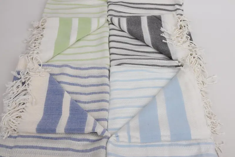 Spa Gift Towel, Gift For Mom, Bridal Shower Gift, Summer Gift, Vegas Bachelorette Party Favors, Bridesmaid Gift Towel, 70x40 Cotton Striped Towel - 4