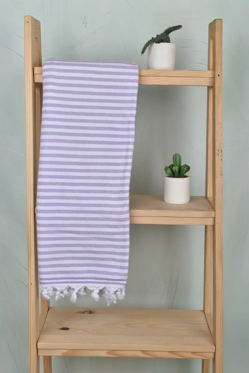 Wedding Gift, Unique Wedding Gift, Bridal Party Gifts, 70x36 Cotton Terry Striped Towel, Bachelor Towel, Turkish bath towel, Home Decor Gifts - 8