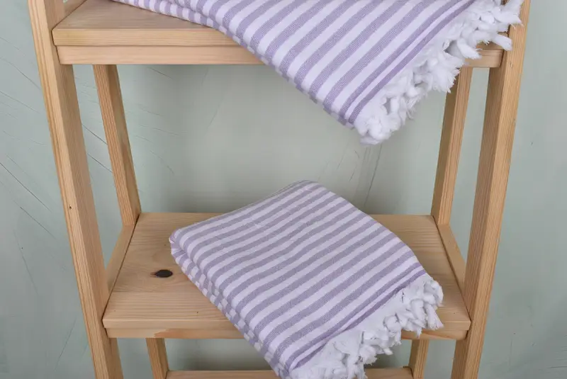 Wedding Gift, Unique Wedding Gift, Bridal Party Gifts, 70x36 Cotton Terry Striped Towel, Bachelor Towel, Turkish bath towel, Home Decor Gifts - 5