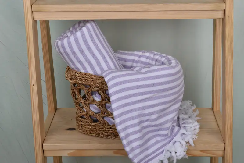Wedding Gift, Unique Wedding Gift, Bridal Party Gifts, 70x36 Cotton Terry Striped Towel, Bachelor Towel, Turkish bath towel, Home Decor Gifts - 4