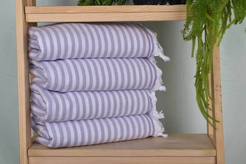 Wedding Gift, Unique Wedding Gift, Bridal Party Gifts, 70x36 Cotton Terry Striped Towel, Bachelor Towel, Turkish bath towel, Home Decor Gifts - 1