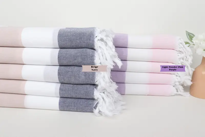 Friends Beach Towel, Turkish Towel Bulk, Custom Gifts, 70x40 Cotton Striped Towel, Beach towel, Gym Towel, Custom Beach Towel, Sand-resistant towel - 1