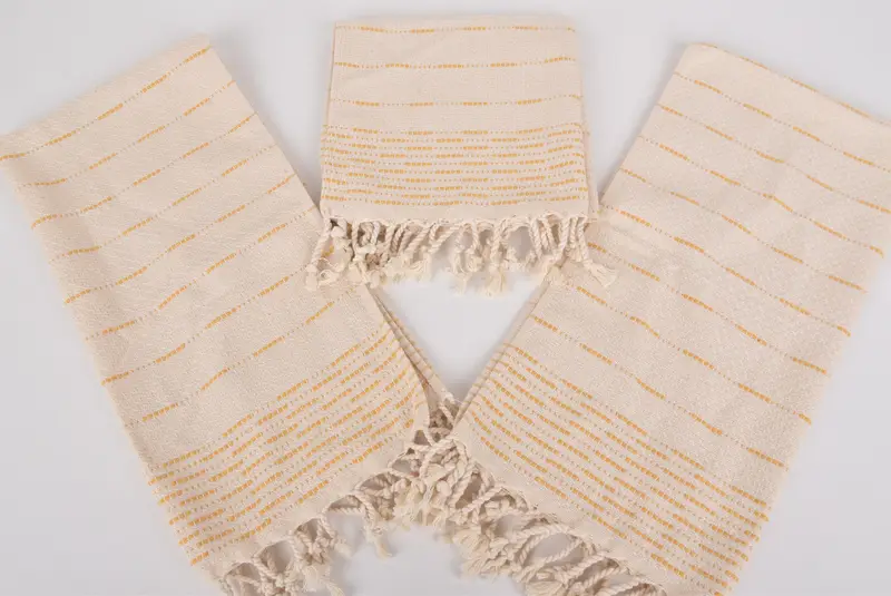 Kişiselleştirilmiş Hediye, Kişiselleştirilmiş Yemek Havlu, Erkek Arkadaş Noel Hediyesi, Erkek Arkadaş Hediyesi, 36x18 Pamuklu Çizgili Tasarım Havlu, Monogram El Havlusu - 6