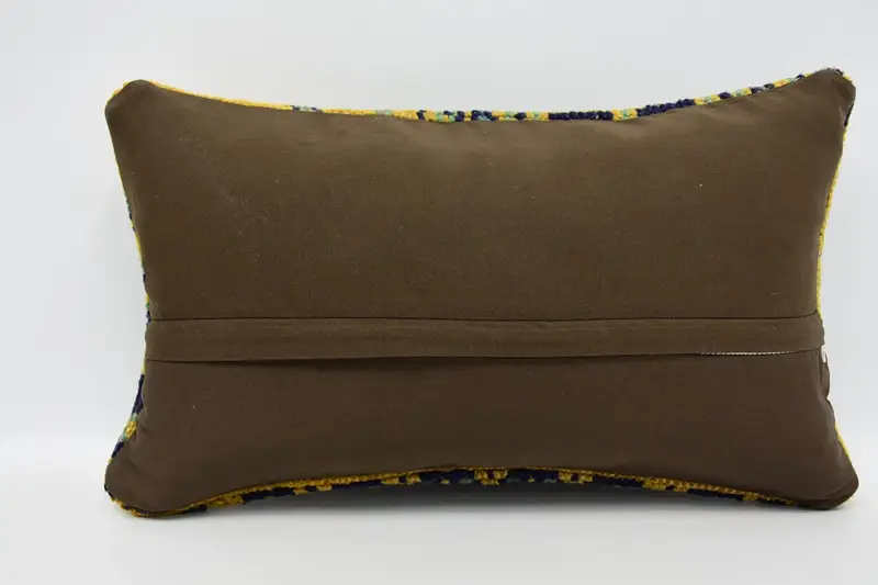 Turkish Kilim Pillow, Pillow for Couch, Authentic Pillow, 12x20 Blue Pillow Cover, Home Decor Pillow, Shabby Chic Pillow Sham, Pillow - 6