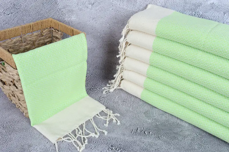 Personalized Hand Towel, Gift For The Home, Hand Size Towels, Monogram Kitchen Towel, 40x20 Cotton Diamond Towel, Gym Towel, Turkish Tea Towel - 3