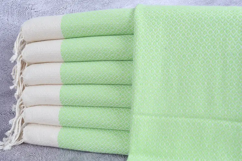 Personalized Hand Towel, Gift For The Home, Hand Size Towels, Monogram Kitchen Towel, 40x20 Cotton Diamond Towel, Gym Towel, Turkish Tea Towel - 1