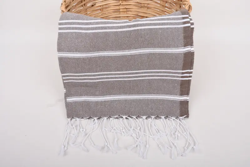 Towel With Name, Wedding Favors, Xmas Gifts, Personalized Gift, Gifts For Him, 36x24 Cotton Striped Towel, Wedding Shower Gift, Custom Hand Towel - 5