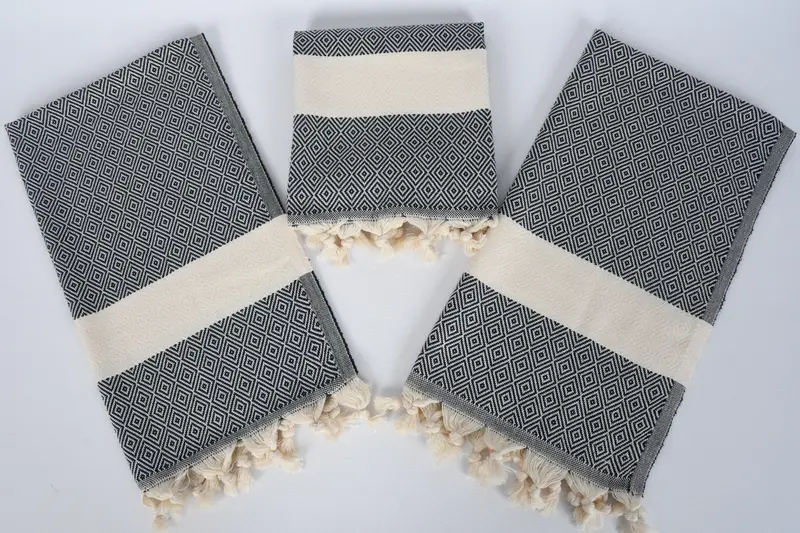 Personalisiertes Handtuch, 36x20 Baumwolldiamanttuch, personalisiertes Geschenk, türkisches Geschirrtuch, Strand Bachelorette Party Dekorationen, Geschenk für Mitarbeiter - 6