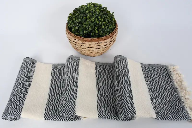 Personalisiertes Handtuch, 36x20 Baumwolldiamanttuch, personalisiertes Geschenk, türkisches Geschirrtuch, Strand Bachelorette Party Dekorationen, Geschenk für Mitarbeiter - 8