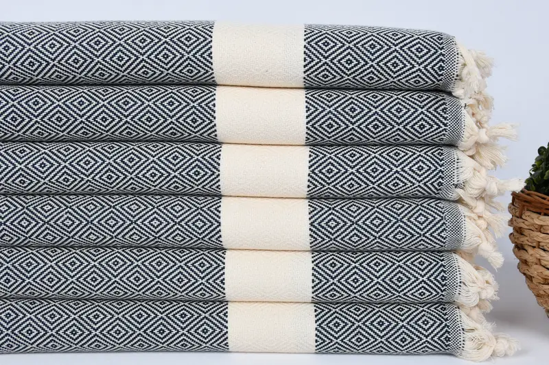 Personalisiertes Handtuch, 36x20 Baumwolldiamanttuch, personalisiertes Geschenk, türkisches Geschirrtuch, Strand Bachelorette Party Dekorationen, Geschenk für Mitarbeiter - 2