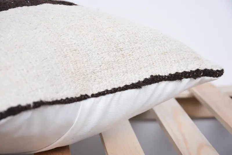 Neutral Throw Pillow Sham, Turkish Kilim Pillow, 16x16 White Pillow Sham, Pillow Sham, Retro Pillow Cover, Boho Pillow Sham Cover, Vintage Pillow - 7